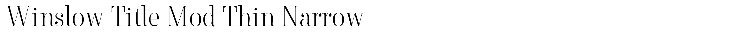 Winslow Title Mod Thin Narrow